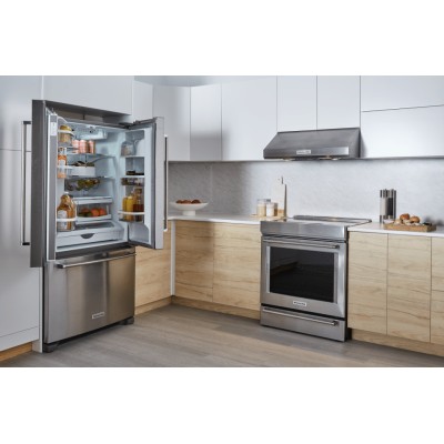 Kitchenaid KRFF302ESS 33" Standard Depth French Door Refrigerator With 22 Cu. Ft.