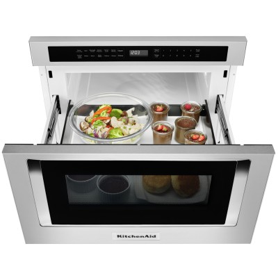 Kitchenaid KMBD104GSS 24" Under counter Microwave Drawer With 1.2 cu. ft. Capacity