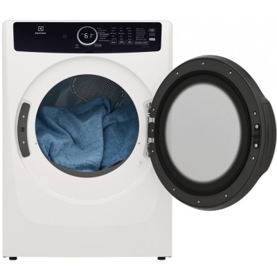 Electrolux ELFE743CAW 27" Front Load Perfect Steam Electric Dryer With Instant Refresh White Color