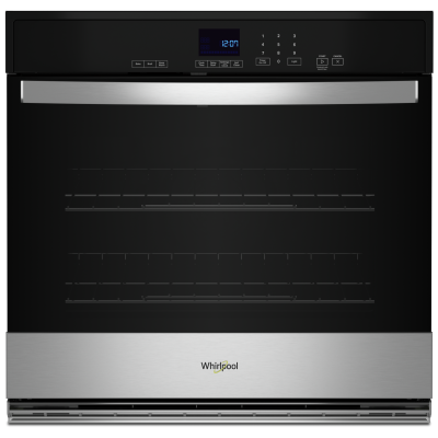 Whirlpool WOES3030LS 30" Built In Single Wall Oven With 5.0 Cu. Ft. Capacity Stainless Steel Color