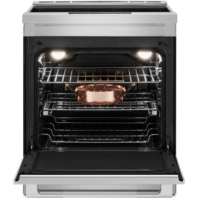 Jenn Air Rise JIS1450ML 30" 4 Burner Induction Range With Air Fry Stainless Steel Color