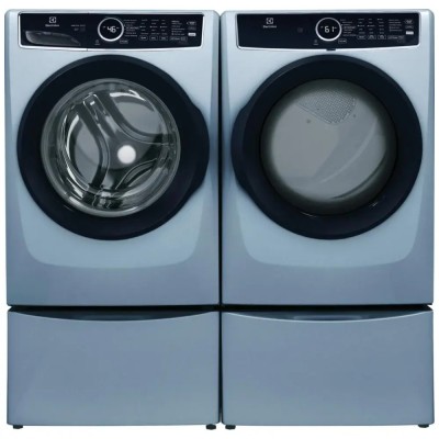 Electrolux ELFE743CAG 27" Front Load Perfect Steam Electric Dryer With Instant Refresh Glacier Blue Color