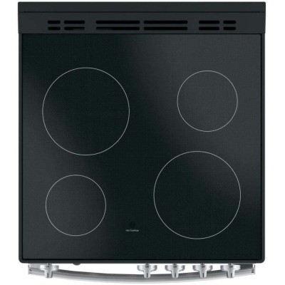 GE JCAS640RMSS 24" 4 Burner Electric Range With 2.9 Cu. Ft. Capacity Stainless Steel Color