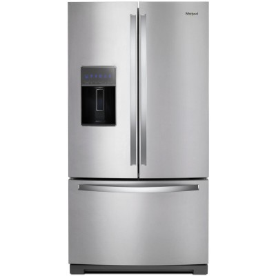 Whirlpool WRF757SDHZ 36" French Door Fridge With 26.8 Cu. Ft. Capacity Fingerprint Resistant Stainless Steel