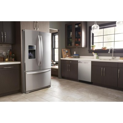 Whirlpool WRF757SDHZ 36" French Door Fridge With 26.8 Cu. Ft. Capacity Fingerprint Resistant Stainless Steel