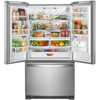 Whirlpool WRFF5333PZ 33" French Door Refrigerator With 22.1 Cu. Ft. Capacity Stainless Steel Color