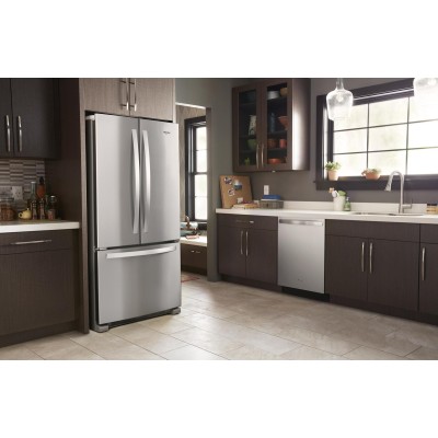 Whirlpool WRFF5333PZ 33" French Door Refrigerator With 22.1 Cu. Ft. Capacity Stainless Steel Color