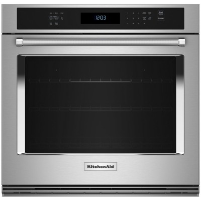 KitchenAid KOES530PSS 30" Single Wall Oven With Air Fry & Self Clean Stainless Steel Color