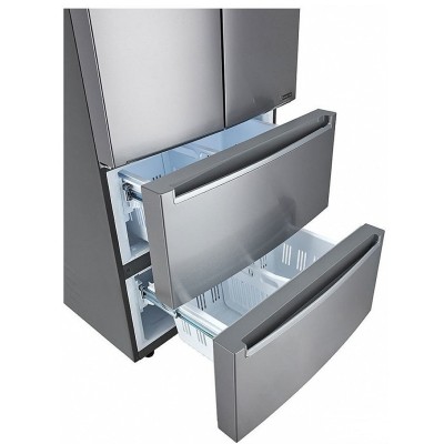 LG LRMNC1803S 33" Counter Depth French Door Refrigerator 19.0 cu. ft. Capacity