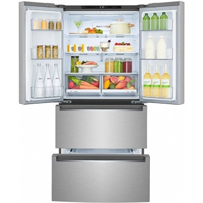 LG LRMNC1803S 33" Counter Depth French Door Refrigerator 19.0 cu. ft. Capacity