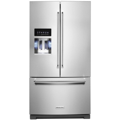 Kitchenaid KRFF577KPS 36" Standard Depth French Door Fridge With 26.8 Cu. Ft. Fingerprint Resistant Stainless Steel Color