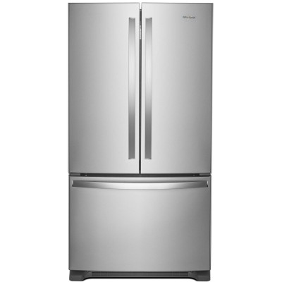 Whirlpool WRFC2036RZ 36" Counter Depth French Door Fridge With 20 Cu. Ft. Capacity Fingerprint Resistant Stainless Steel Color