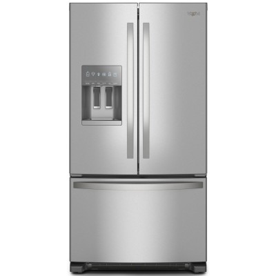 Whirlpool WRFF3436RZ 36" French Door Refrigerator With 25 Cu. Ft. Capacity Fingerprint Resistant Stainless Steel Color