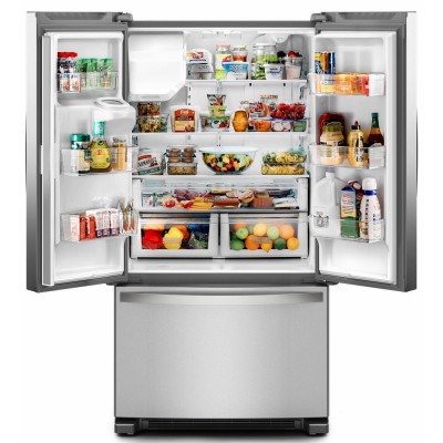 Whirlpool WRFF3436RZ 36" French Door Refrigerator With 25 Cu. Ft. Capacity Fingerprint Resistant Stainless Steel Color