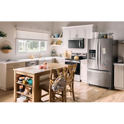 Whirlpool WRFF3436RZ 36" French Door Refrigerator With 25 Cu. Ft. Capacity Fingerprint Resistant Stainless Steel Color