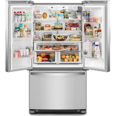 Whirlpool WRFF3036RZ 36" French Door Refrigerator With 25 Cu. Ft. Capacity Fingerprint Resistant Stainless Steel Color