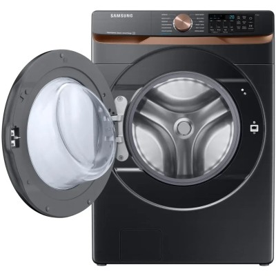 Samsung WF50BG8300AVUS 27" Steam Clean Front Load Washer With 5.8 Cu. Ft. Capacity Wi-Fi Enabled Black Color