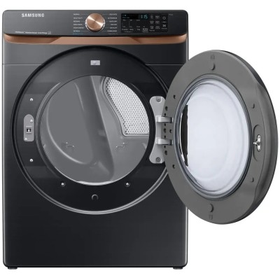 Samsung DVE50BG8300VAC 27" Steam Clean Electric Dryer With 7.5 Cu. Ft. Dryer Wi-Fi Enabled Black Color