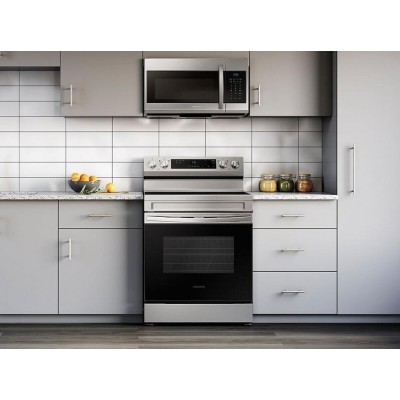 Samsung NE63A6111SS 30" Electric Range With 6.3 Cu. Ft. Capacity Stainless Steel Color