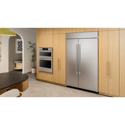 KitchenAid KBSN742SPS 42" Side by Side Built In Fridge With 25.5 Cu. Ft. Capacity Print Shield Stainless Steel Color