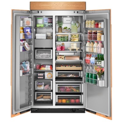 KitchenAid KBSN742TPA 42" Side by Side Refrigerator With 25.5 Cu. Ft. Capacity Panel Ready