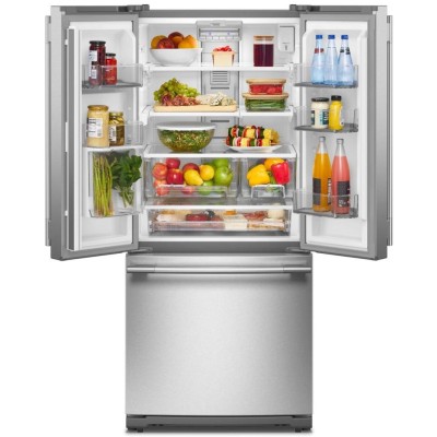 KitchenAid KRFF330SPS 30" French Door Refrigerator With 20 Cu. Ft. Capacity Print Shield Stainless Steel Color