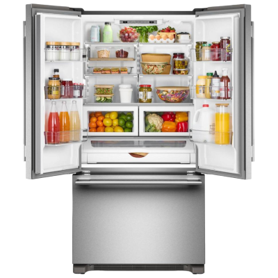 KitchenAid KRFC136TPS 36" Counter Depth French Door Fridge With 21.9 Cu. Ft. Capacity Print Shield Stainless Steel Color