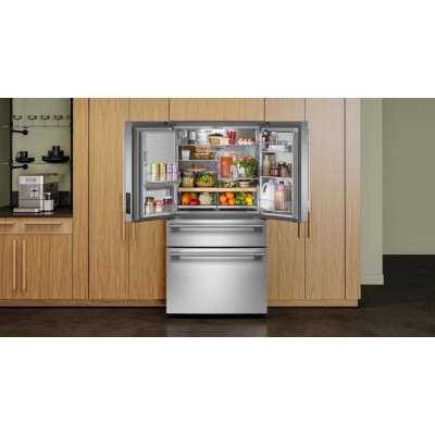 KitchenAid KRMF436SPS 36" Standard Depth French Door Fridge With 29 Cu. Ft. Capacity Print Shield Stainless Steel Color