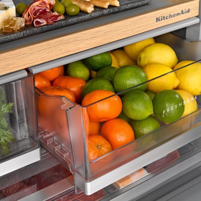 KitchenAid KRFF336SPS 36" French Door Refrigerator With 31 Cu. Ft. Capacity Print Shield Stainless Steel Color