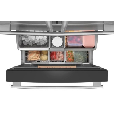 KitchenAid KRMF336SPS 36" Standard Depth French Door Refrigerator With 30 Cu. Ft. Capacity Print Shield Stainless Steel Color