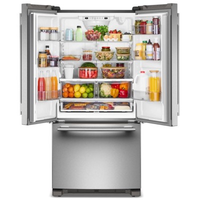KitchenAid KRFF333SPS 33" French Door Refrigerator With 22.1 Cu. Ft. Capacity Print Shield Stainless Steel Color
