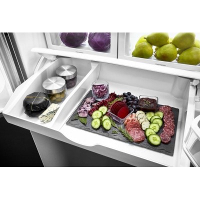 Jenn Air JFFCF72DKM 36" Counter Depth French Door Refrigerator With 21.9 Cu. Ft. Capacity Stainless Steel Color