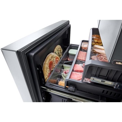 Jenn Air JFFCCE72SL 36" Counter Depth French Door Fridge With 23.84 Cu. Ft. Capacity Stainless Steel Color