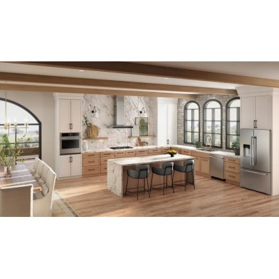 Jenn Air JFFCCE72SL 36" Counter Depth French Door Fridge With 23.84 Cu. Ft. Capacity Stainless Steel Color