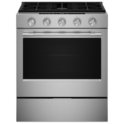 KitchenAid KSGS530SPS 30" Gas Range With Air Fry & 2-In-1...