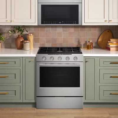 KitchenAid KSGS530SPS 30" Gas Range With Air Fry & 2-In-1 Burner Print Shield Stainless Steel Color