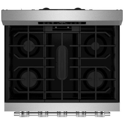 KitchenAid KFGS330TPS 30" Free Standing Gas Range With Air Fry & 5.0 Cu. Ft. Capacity Print Shield Stainless Steel Color