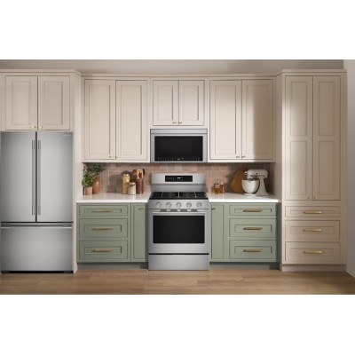 KitchenAid KFGS530SPS 30" 5 Burner Gas Range With Air Fry & 5 Cu. Ft. Capacity Print Shield Stainless Steel Color