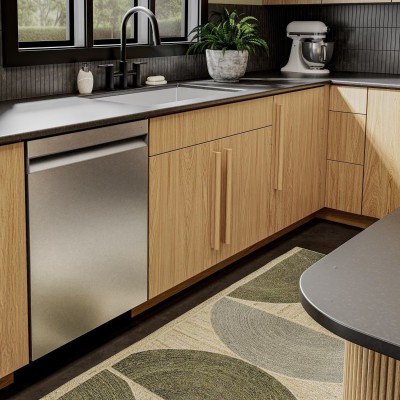 KitchenAid KDPS324SPS 24" Built In Dishwasher With 41 DBA & Third Level Jet Rack Print Shield Stainless Steel Color