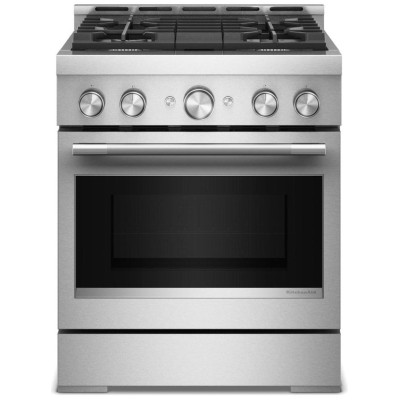 KitchenAid KFGS930SSS 30" 4 Burner Commercial Style Gas...