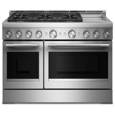 KitchenAid KFGD948SSS 48" 6 Burner Commercial Style Gas...