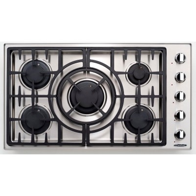 Capital Maestro Series MCT365GSN 36” Gas Cooktop Stainless Steel Color