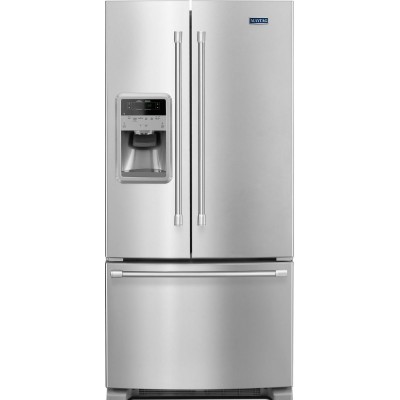 Maytag MFI2269FRZ 33" French Door Refrigerator with Beverage Chiller™ Compartment 22 Cu. Ft.