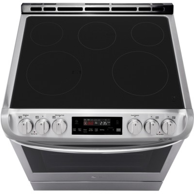 LG LSE4611ST 30" Free Standing-Slide In Electric Range, Convection, 6.3 cu. ft. Capacity
