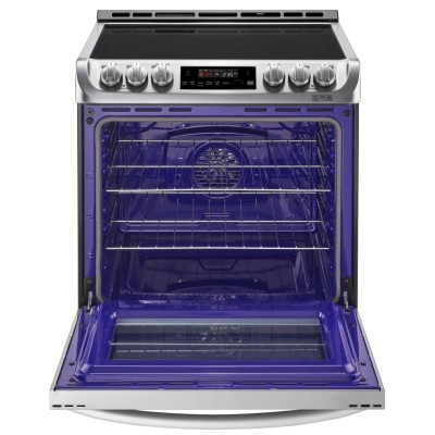 LG LSE4611ST 30" Free Standing-Slide In Electric Range, Convection, 6.3 cu. ft. Capacity