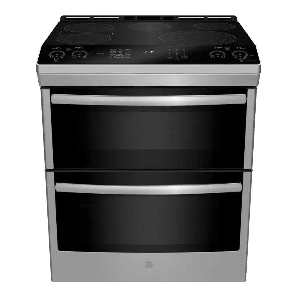 GE Profile PCS980YMFS 30 Double Oven Slide In Electric Range Wi fi Enabled