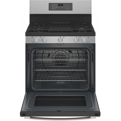 GE Profile PC2B935YPFS 30" Free Standing Dual Fuel Range Self Clean & Air Fry