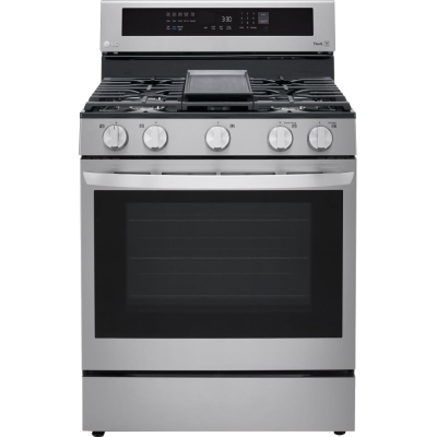 LG LRGL5825F 30" Free Standing Air Fry Gas Range Self Clean Wifi Enabled