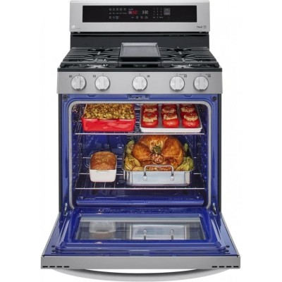 LG LRGL5825F 30" Free Standing Air Fry Gas Range Self Clean Wifi Enabled