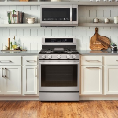 LG LRGL5825F 30" Free Standing Air Fry Gas Range Self Clean Wifi Enabled